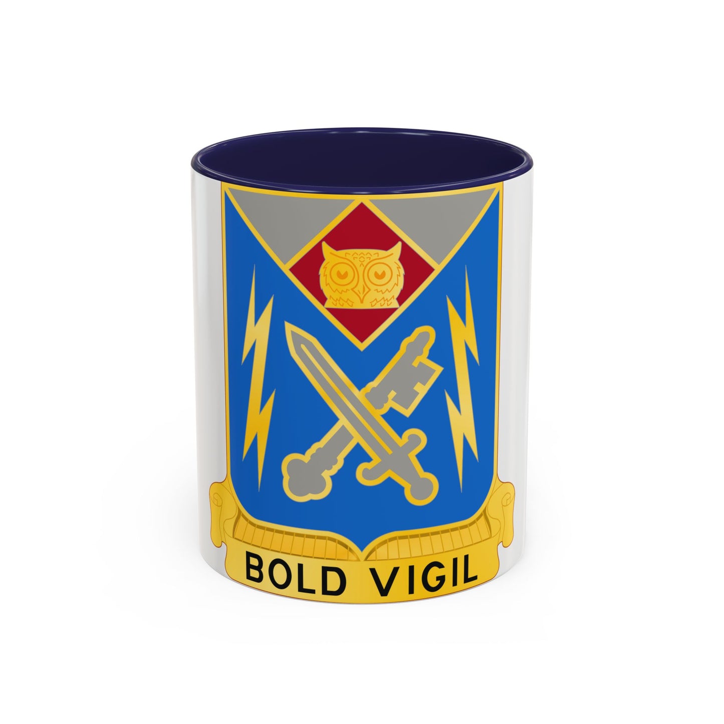 Tasse à café décorative du 105e bataillon du renseignement militaire (armée américaine)