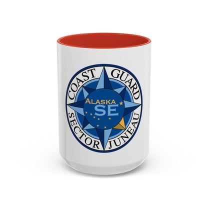 USCG Sector Juneau (U.S. Coast Guard) Accent Coffee Mug