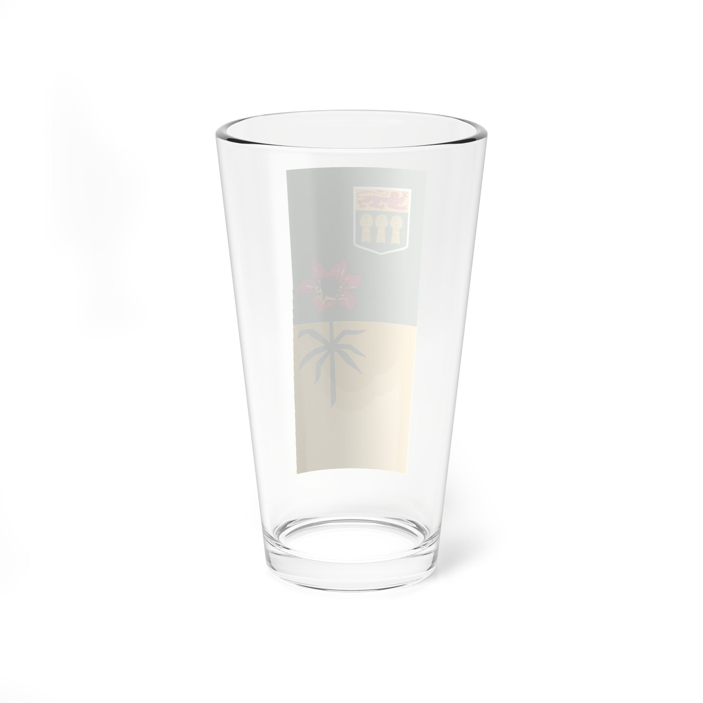 Flag-map of Saskatchewan (Canada) Pint Glass 16oz