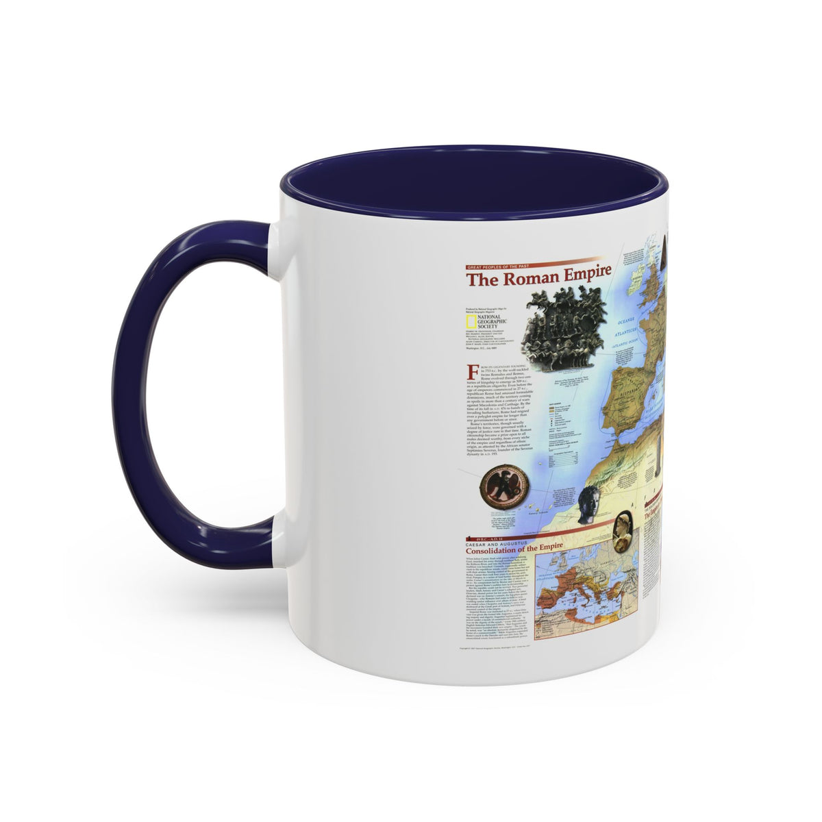 Roman Empire (1997) (Map) Accent Coffee Mug