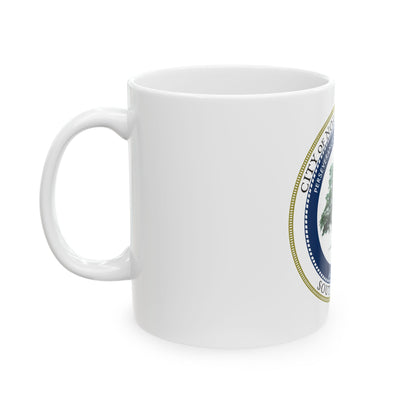 Seal of North Charleston South Carolina - White Coffee Mug