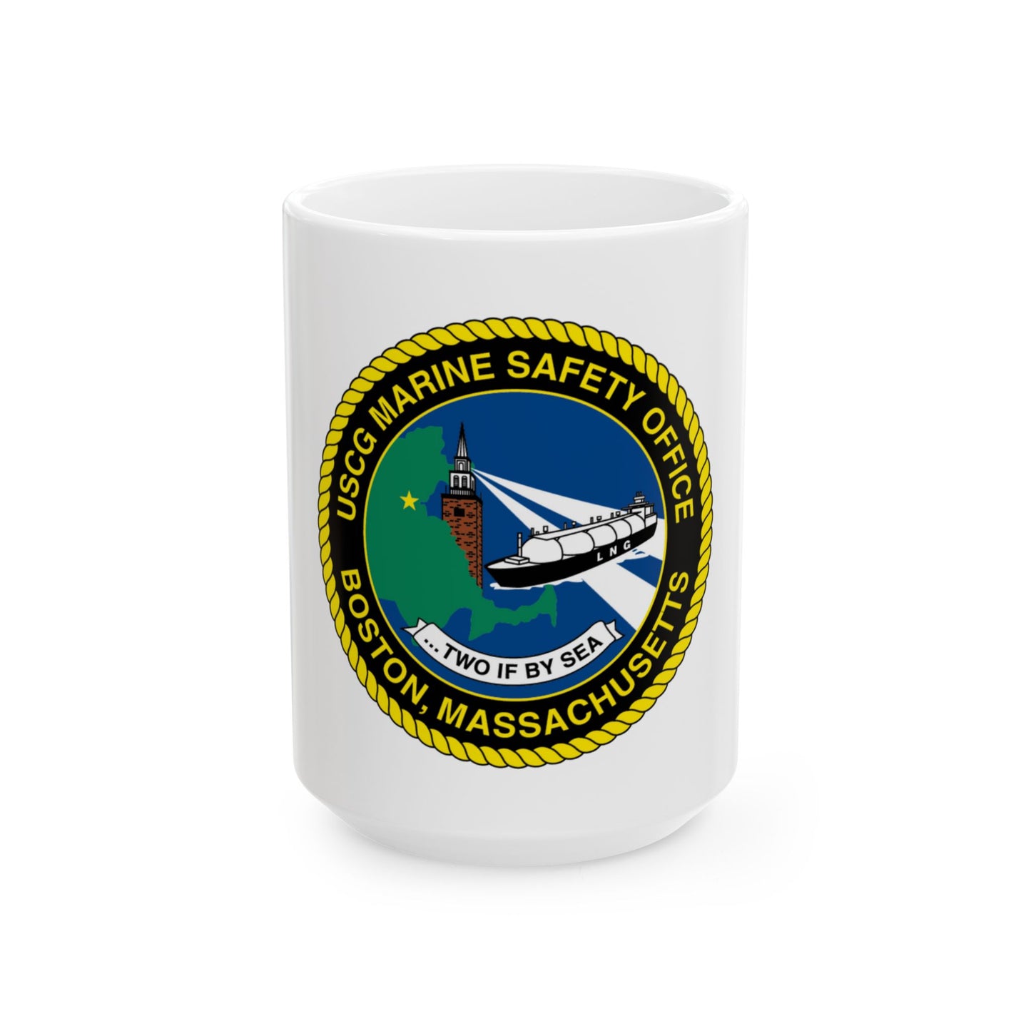USCG MSO Boston Marine Safety Office (U.S. Coast Guard) White Coffee Mug