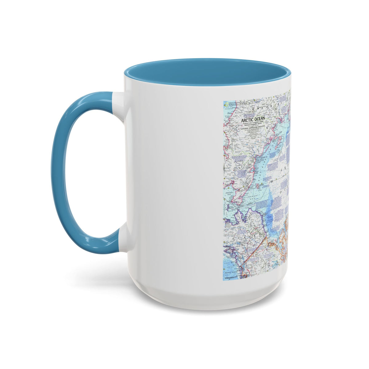 Arctic Ocean (1971) (Map) Accent Coffee Mug