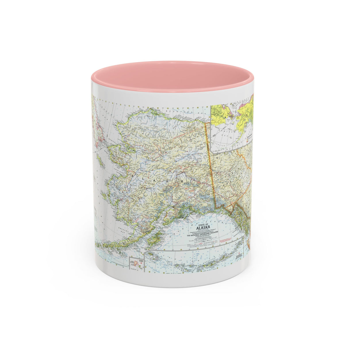USA - Alaska (1959) (Map) Accent Coffee Mug