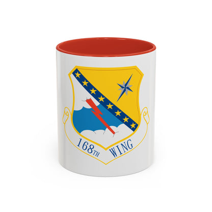 168th Wing emblem (U.S. Air Force) Accent Coffee Mug