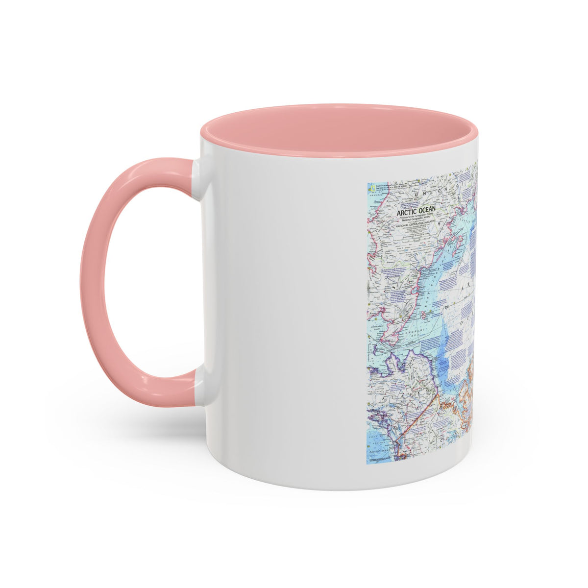 Arctic Ocean (1971) (Map) Accent Coffee Mug