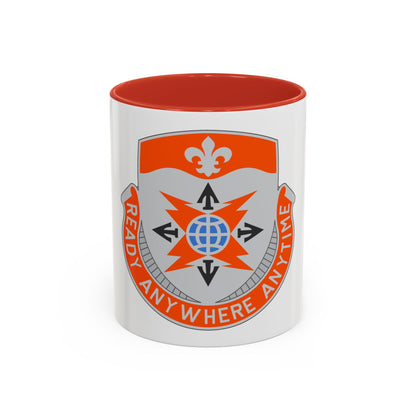 324 Signal Battalion (U.S. Army) Accent Coffee Mug
