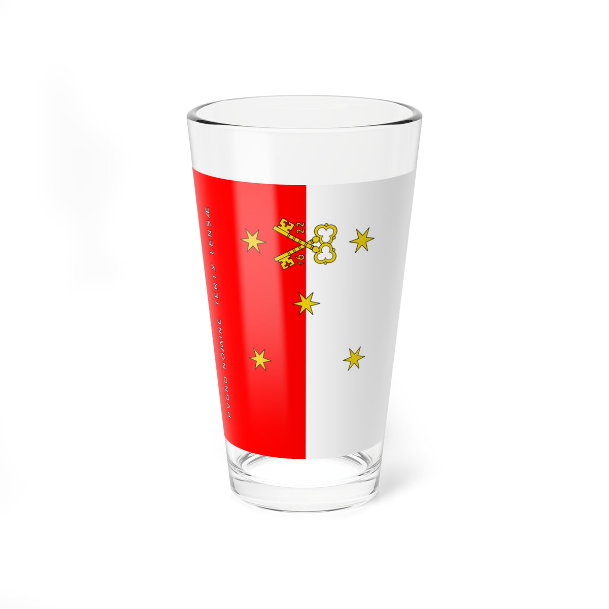 Tiers de Lens drapeau (Switzerland) Pint Glass 16oz