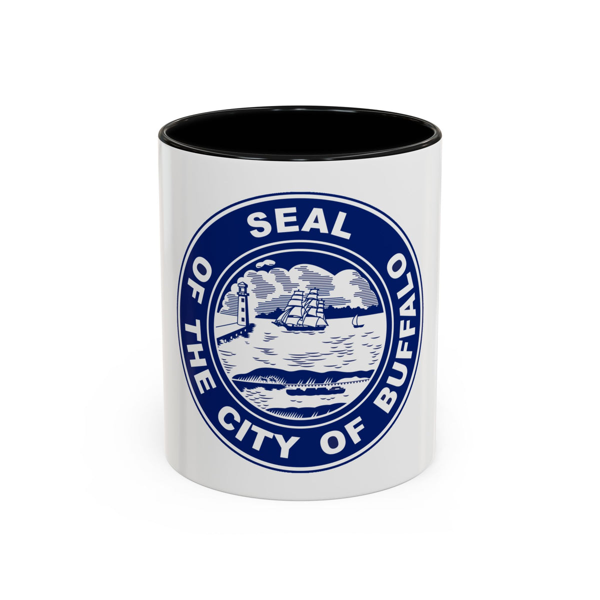 Seal of Buffalo New York - Accent Coffee Mug