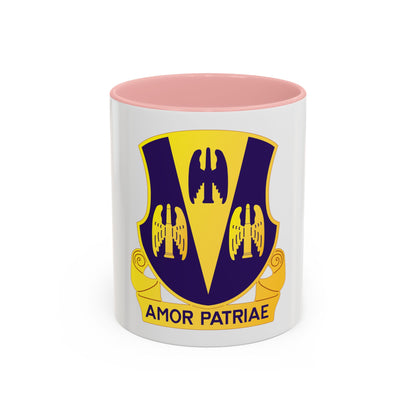 63 Antiaircraft Artillery Battalion (U.S. Army) Accent Coffee Mug