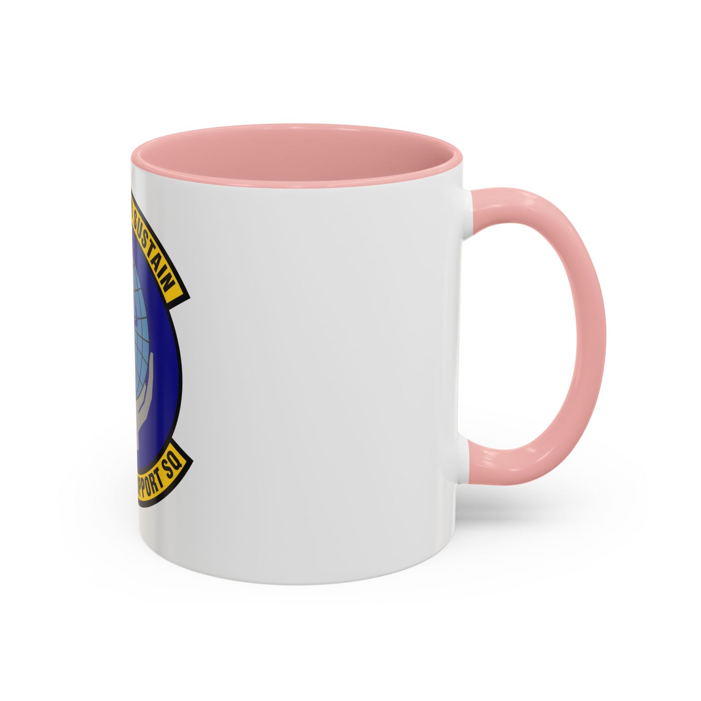 802d Force Support Squadron (U.S. Air Force) Accent Coffee Mug