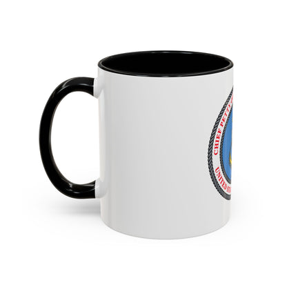 USCG CPOA (U.S. Coast Guard) Accent Coffee Mug