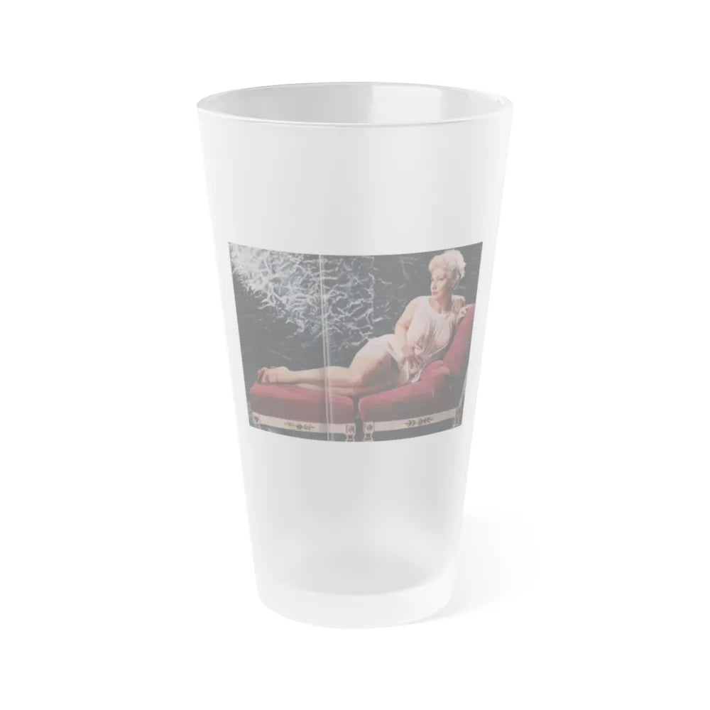 Kim Novak #208 - Playboy Mag. Oct. '59 - Photo (Vintage Female Icon) Frosted Pint 16oz-16oz-Frosted-Go Mug Yourself