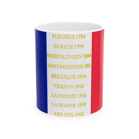 110e regiment dinfanterie de ligne (France) White Coffee Mug-11oz-Go Mug Yourself