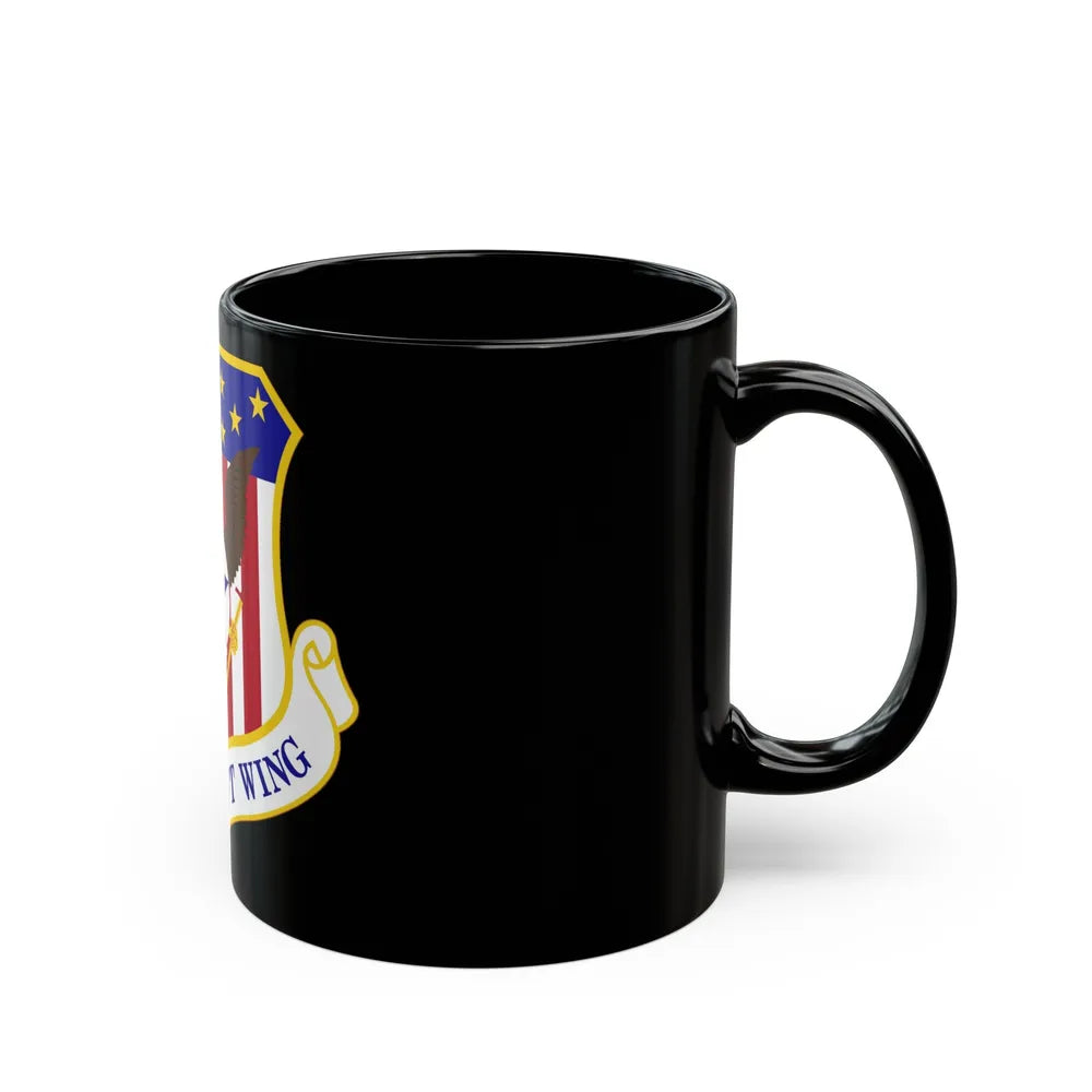 110th Airlift Wing (U.S. Air Force) Black Coffee Mug-Go Mug Yourself