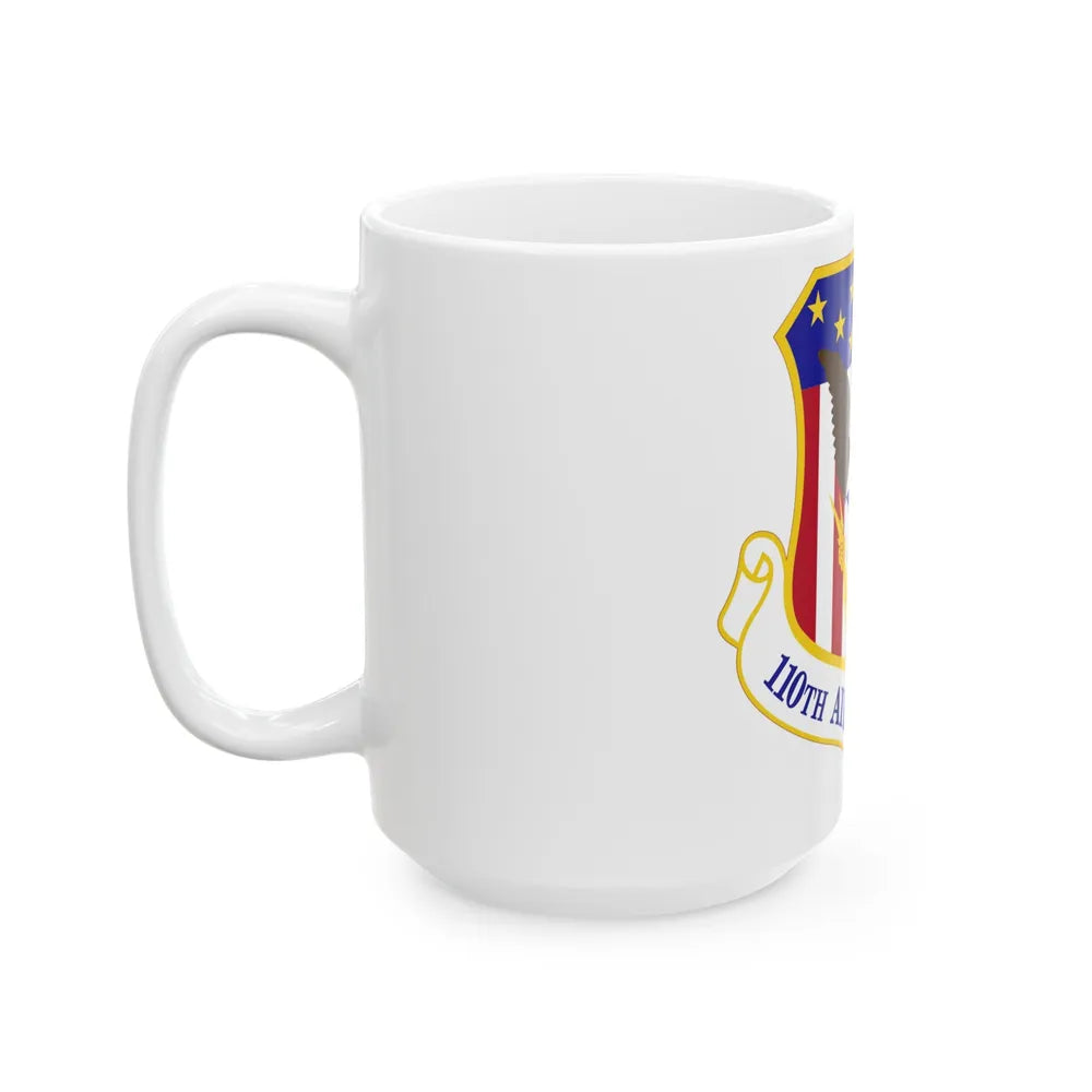 110th Airlift Wing (U.S. Air Force) White Coffee Mug-Go Mug Yourself