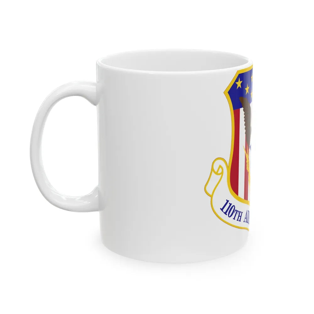 110th Airlift Wing (U.S. Air Force) White Coffee Mug-Go Mug Yourself