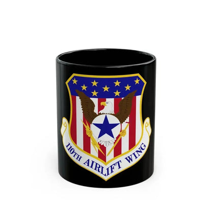 110th Airlift Wing (U.S. Air Force) Black Coffee Mug 11oz - Go Mug Yourself