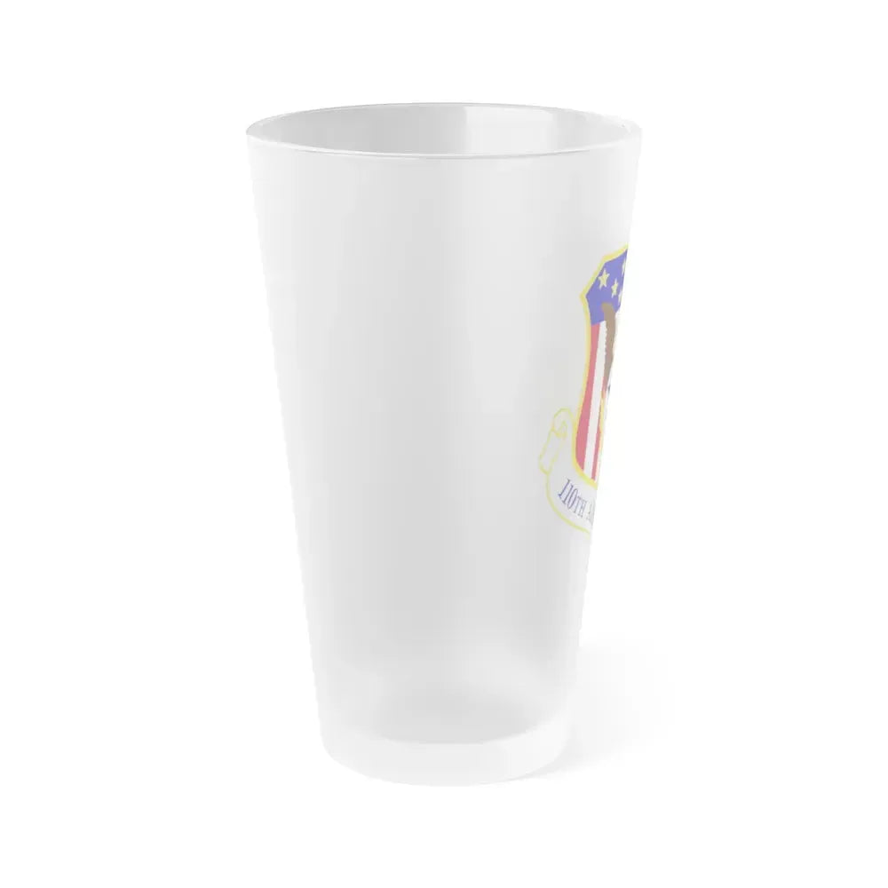 110th Airlift Wing (U.S. Air Force) Frosted Pint Glass 16oz - Go Mug Yourself