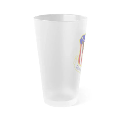 110th Airlift Wing (U.S. Air Force) Frosted Pint Glass 16oz - Go Mug Yourself