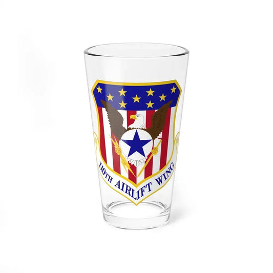 110th Airlift Wing (U.S. Air Force) Pint Glass 16oz 16oz - Go Mug Yourself