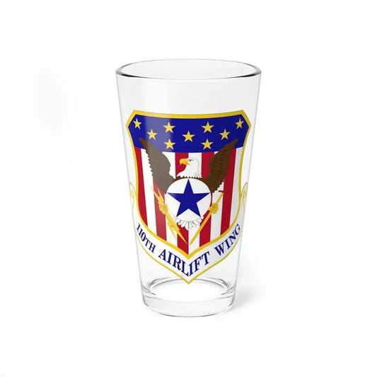 110th Airlift Wing (U.S. Air Force) Pint Glass 16oz 16oz - Go Mug Yourself