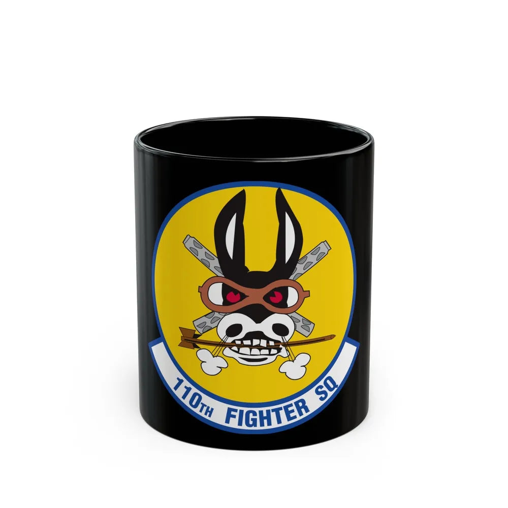 110th Fighter Squadron (U.S. Air Force) Black Coffee Mug-11oz-Go Mug Yourself