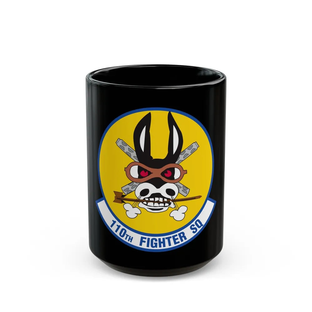 110th Fighter Squadron (U.S. Air Force) Black Coffee Mug-15oz-Go Mug Yourself