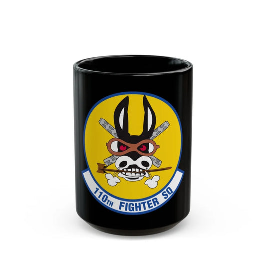 110th Fighter Squadron (U.S. Air Force) Black Coffee Mug-15oz-Go Mug Yourself