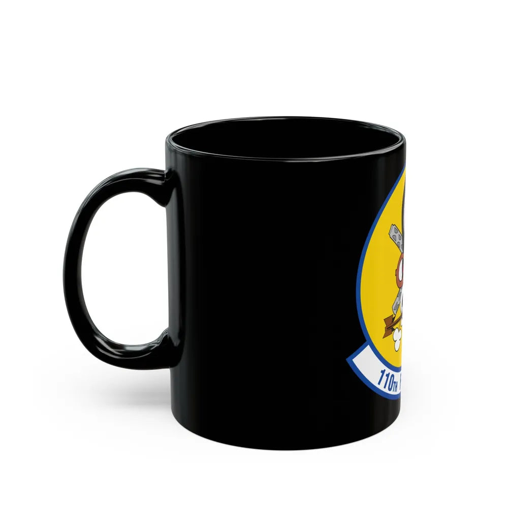 110th Fighter Squadron (U.S. Air Force) Black Coffee Mug-Go Mug Yourself