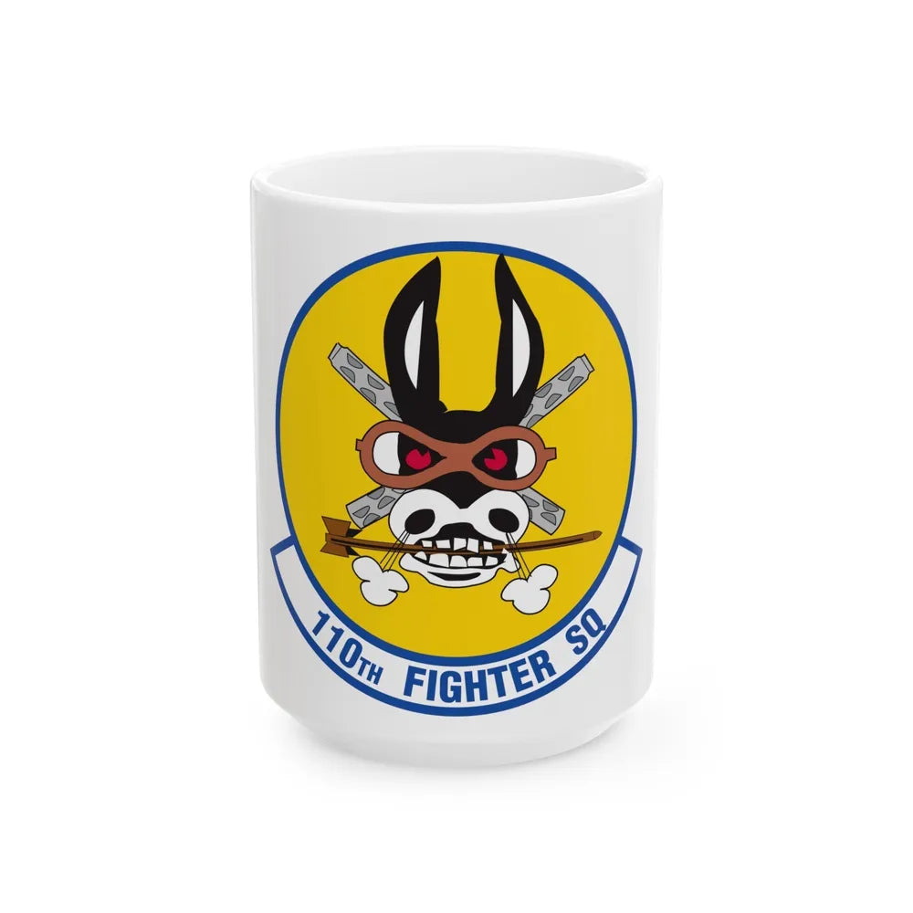 110th Fighter Squadron (U.S. Air Force) White Coffee Mug-15oz-Go Mug Yourself