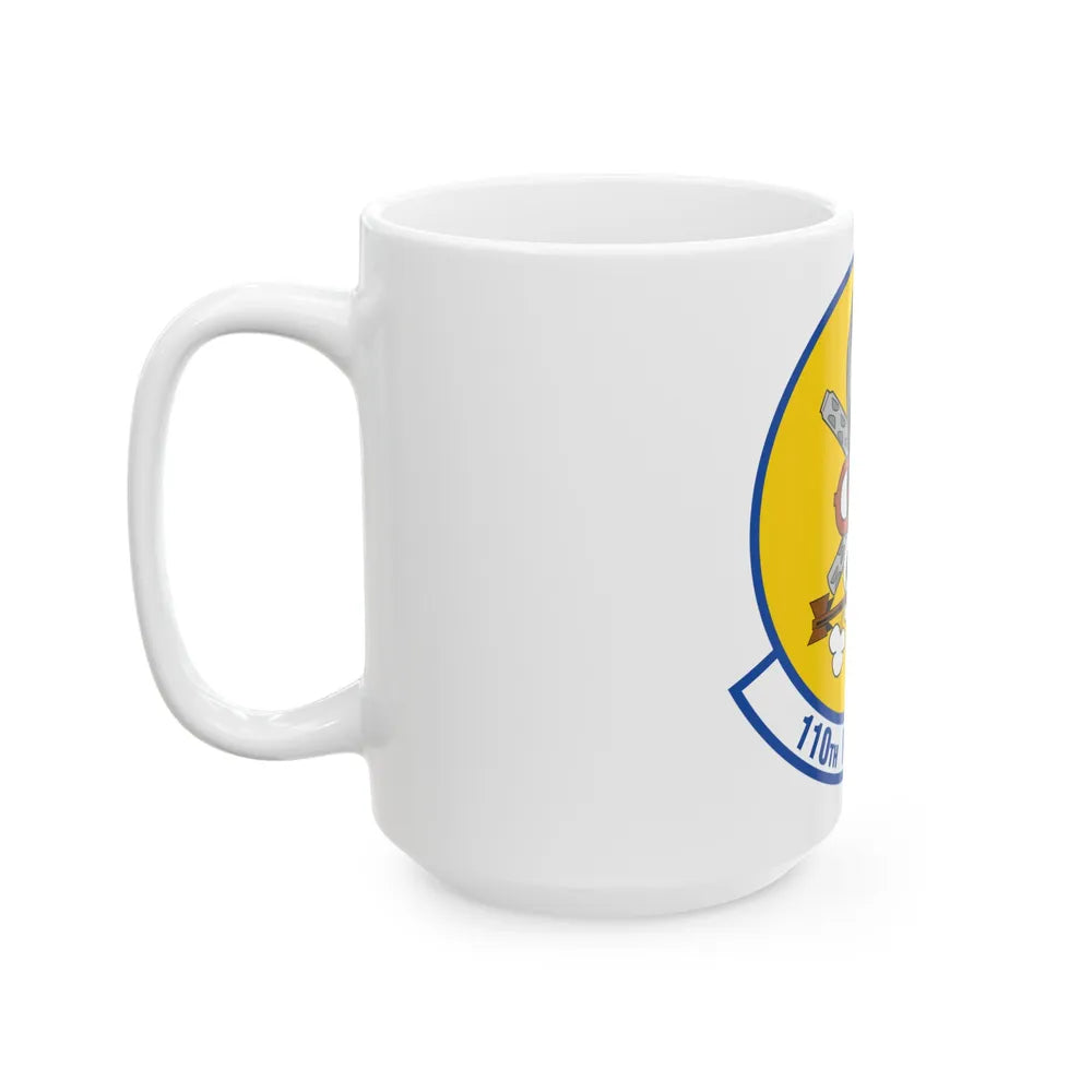 110th Fighter Squadron (U.S. Air Force) White Coffee Mug-Go Mug Yourself