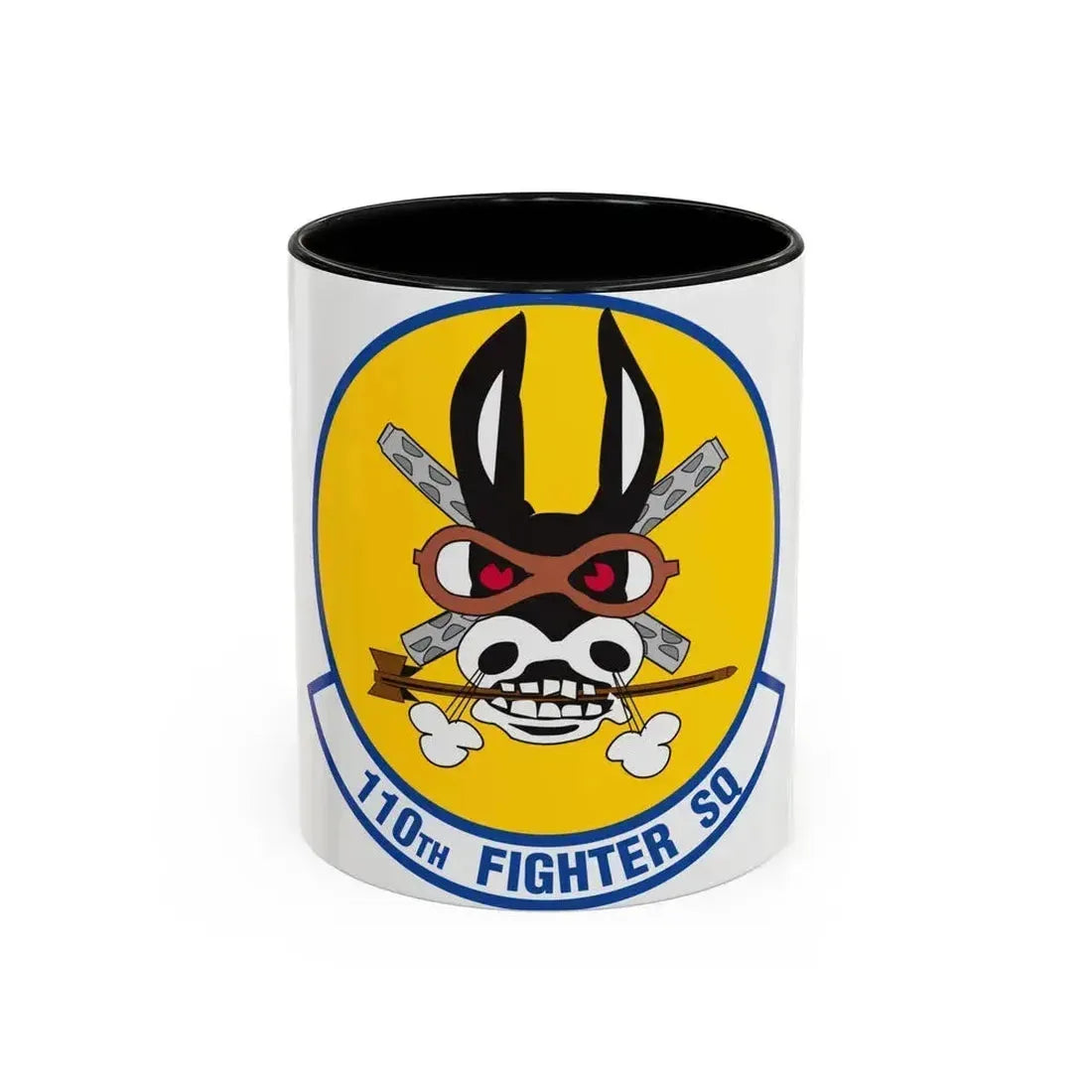 110th Fighter Squadron (U.S. Air Force) Accent Coffee Mug 11oz Black - Go Mug Yourself