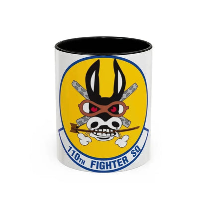 110th Fighter Squadron (U.S. Air Force) Accent Coffee Mug 11oz Black - Go Mug Yourself