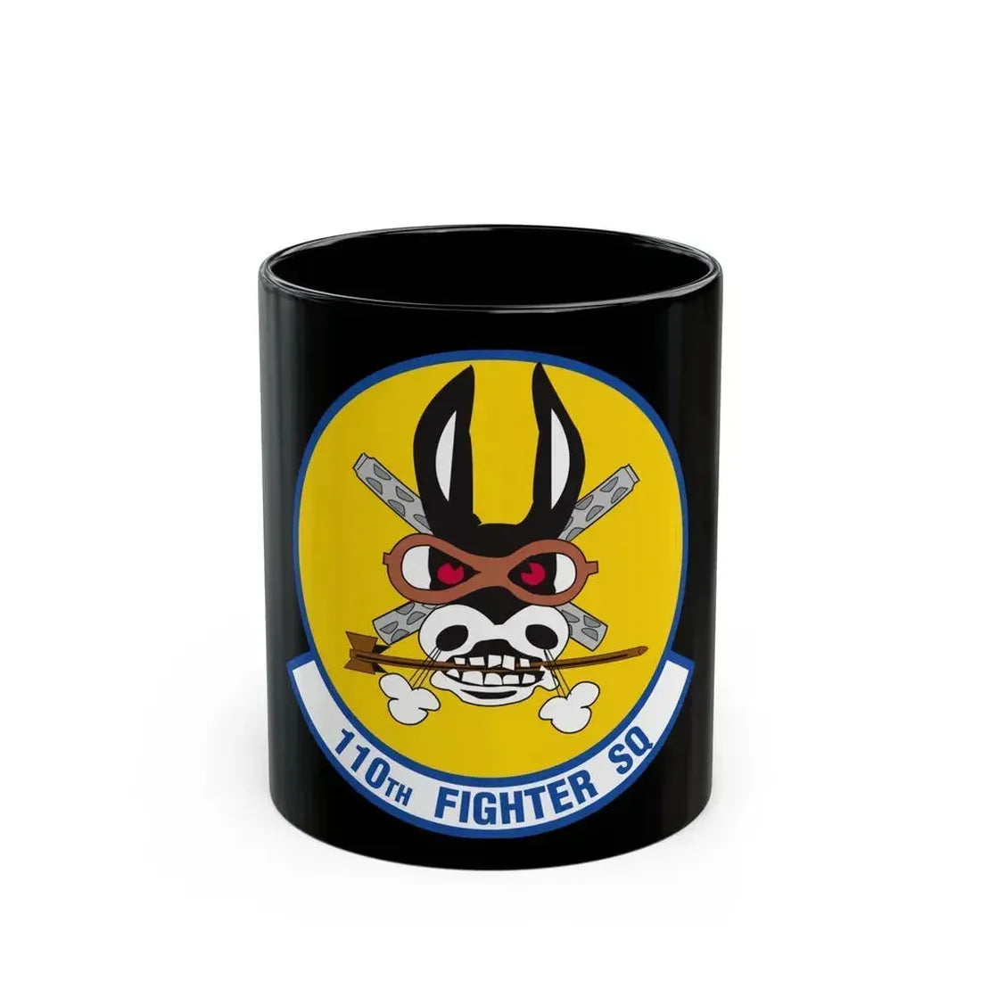 110th Fighter Squadron (U.S. Air Force) Black Coffee Mug 11oz - Go Mug Yourself