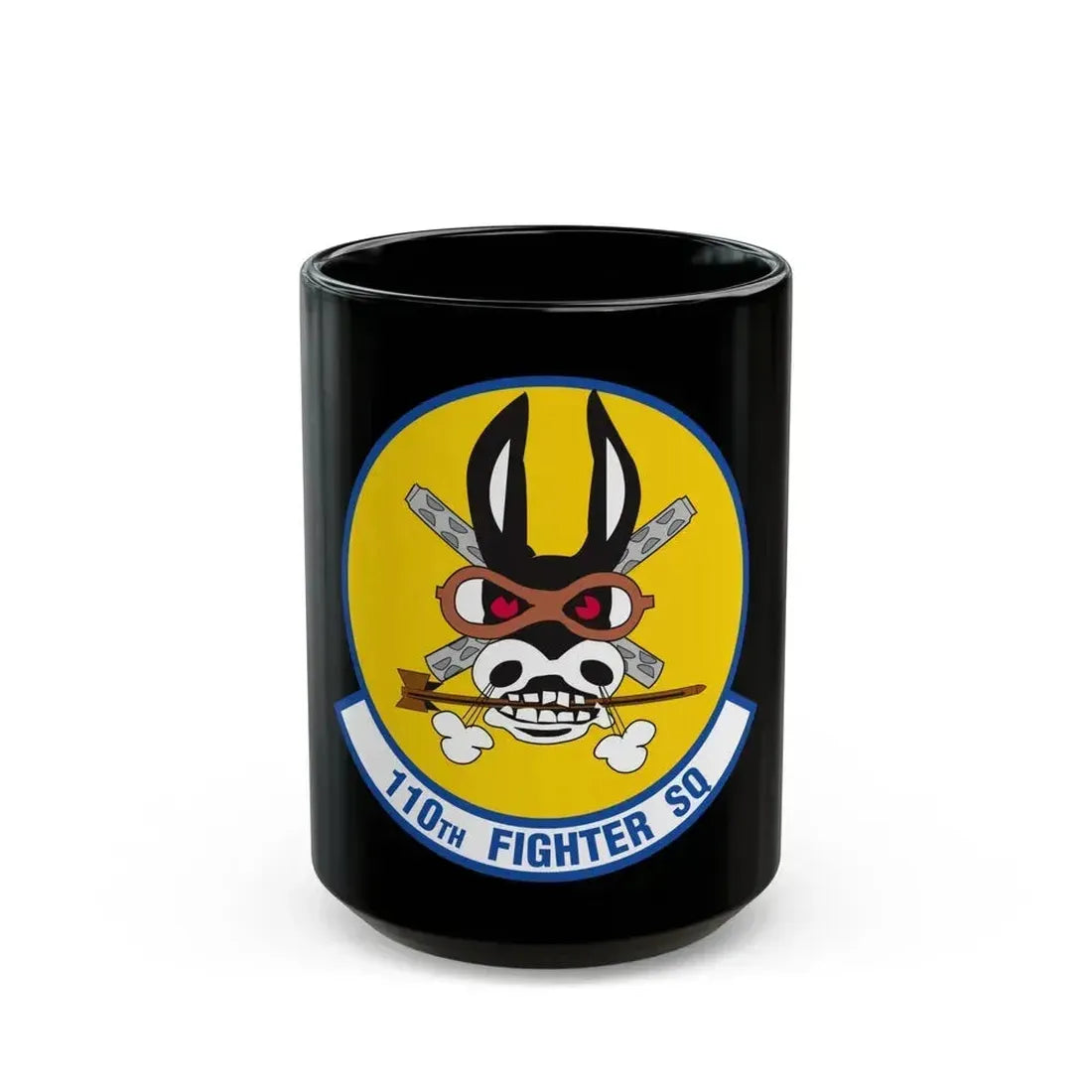 110th Fighter Squadron (U.S. Air Force) Black Coffee Mug 15oz - Go Mug Yourself