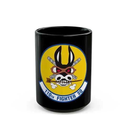110th Fighter Squadron (U.S. Air Force) Black Coffee Mug 15oz - Go Mug Yourself