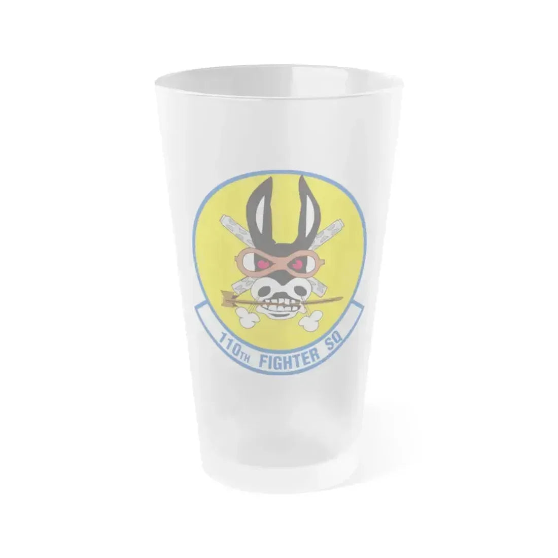 110th Fighter Squadron (U.S. Air Force) Frosted Pint Glass 16oz 16oz Frosted - Go Mug Yourself