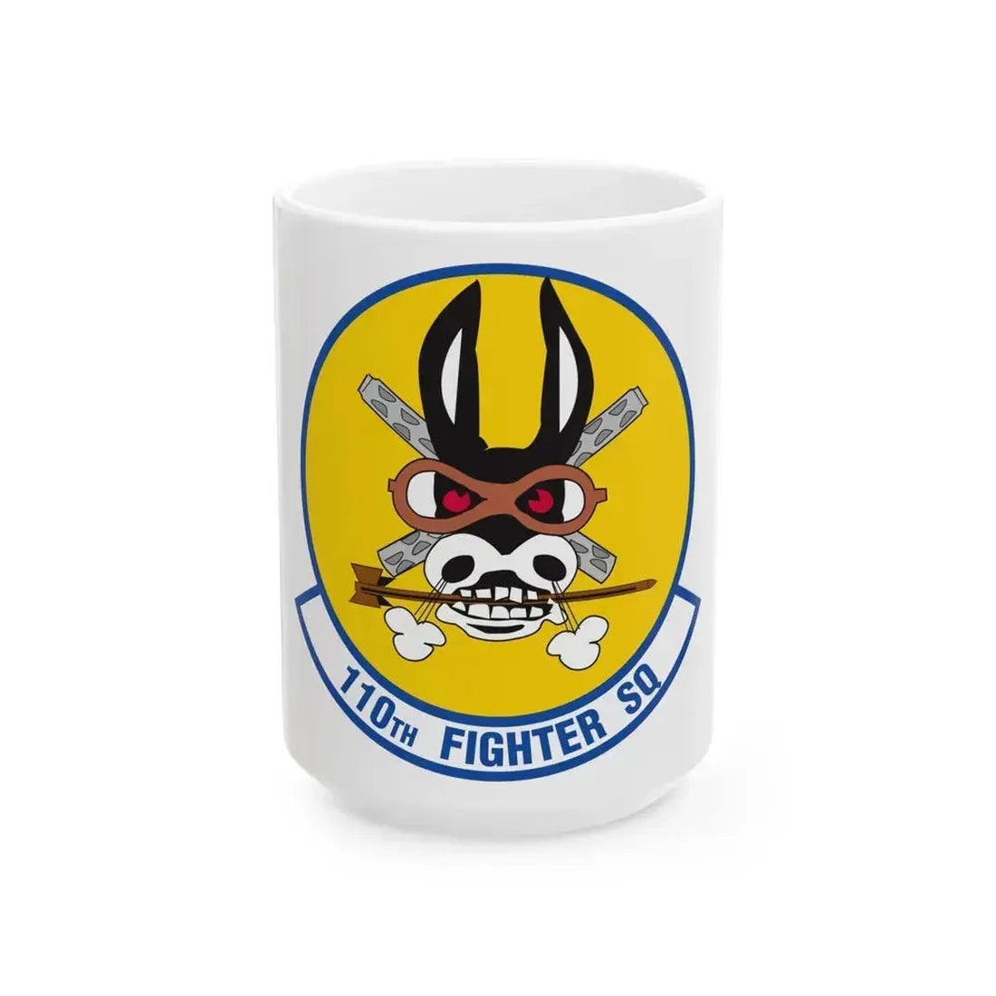 110th Fighter Squadron (U.S. Air Force) White Coffee Mug 15oz - Go Mug Yourself
