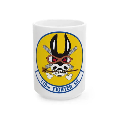 110th Fighter Squadron (U.S. Air Force) White Coffee Mug 15oz - Go Mug Yourself
