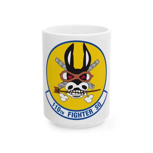 110th Fighter Squadron (U.S. Air Force) White Coffee Mug 15oz - Go Mug Yourself