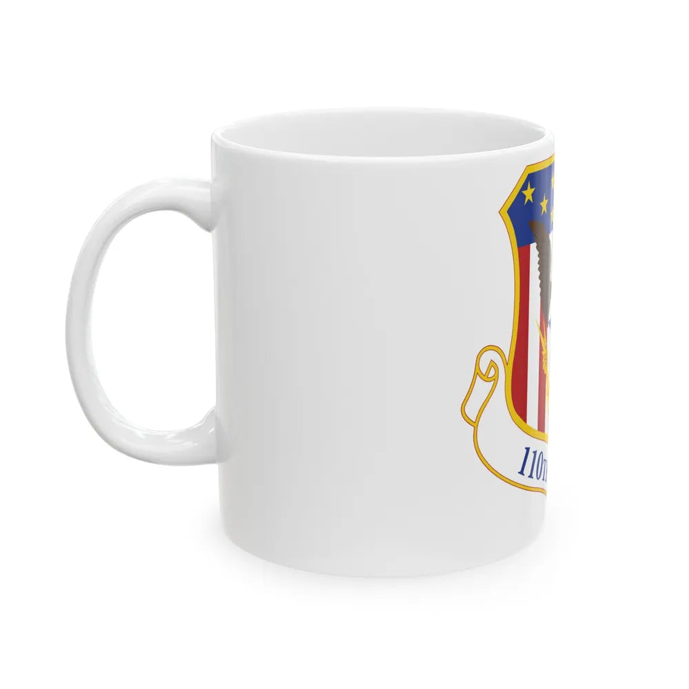 110th Wing emblem (U.S. Air Force) White Coffee Mug-Go Mug Yourself