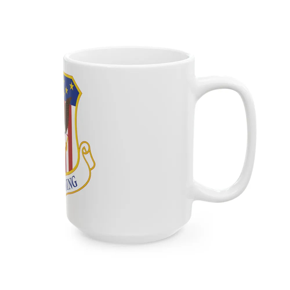 110th Wing emblem (U.S. Air Force) White Coffee Mug-Go Mug Yourself