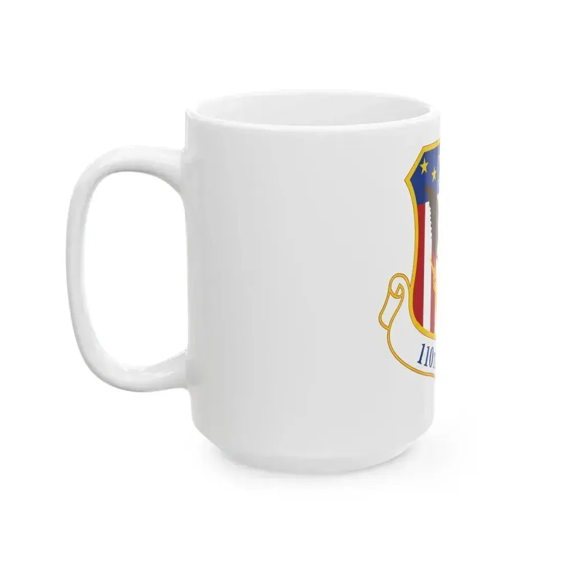 110th Wing emblem (U.S. Air Force) White Coffee Mug - Go Mug Yourself