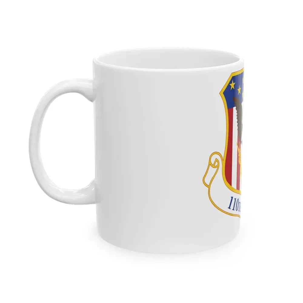 110th Wing emblem (U.S. Air Force) White Coffee Mug - Go Mug Yourself