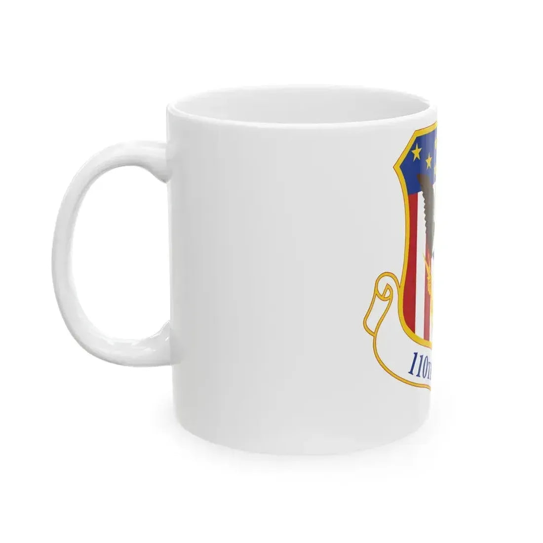 110th Wing emblem (U.S. Air Force) White Coffee Mug - Go Mug Yourself