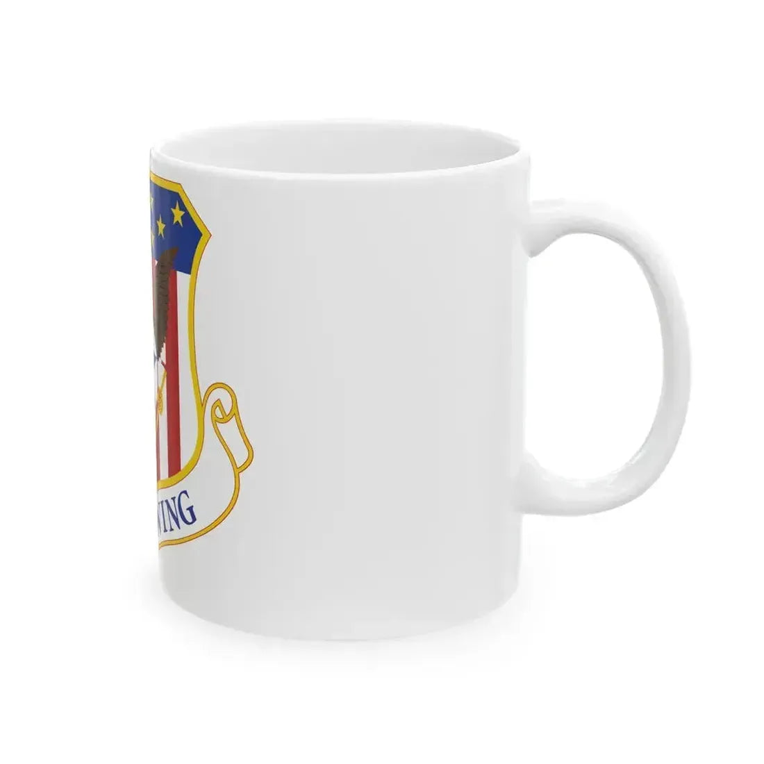 110th Wing emblem (U.S. Air Force) White Coffee Mug - Go Mug Yourself