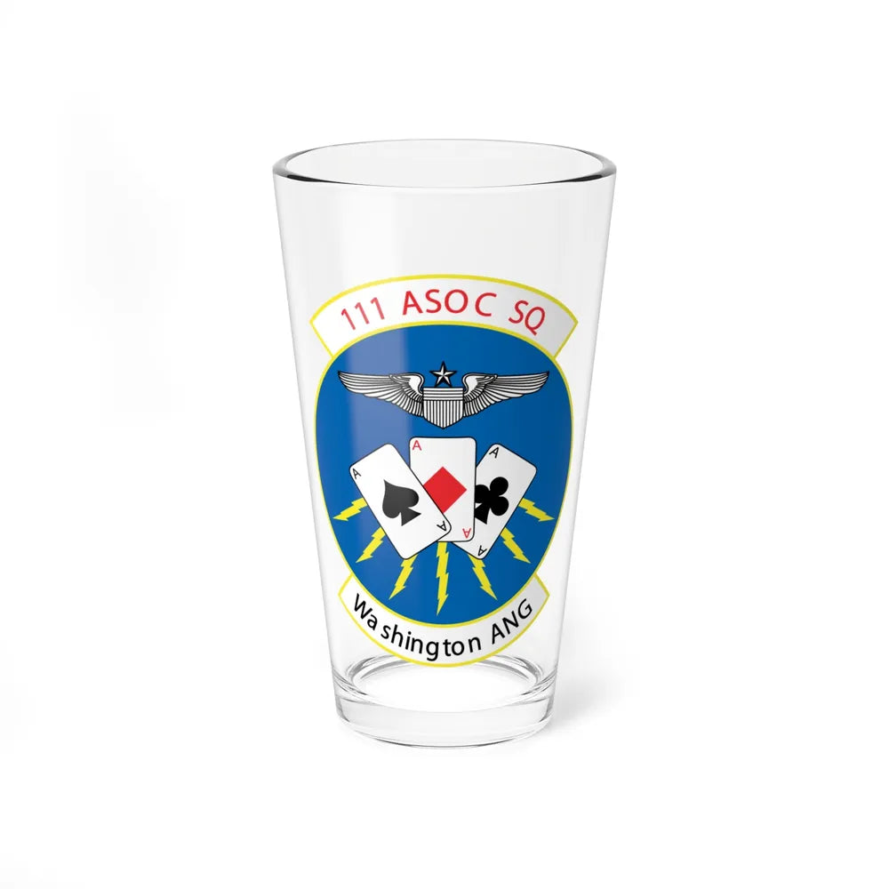 111 ASOC Sq Washington ANG (U.S. Air Force) Pint Glass 16oz-16oz-Go Mug Yourself