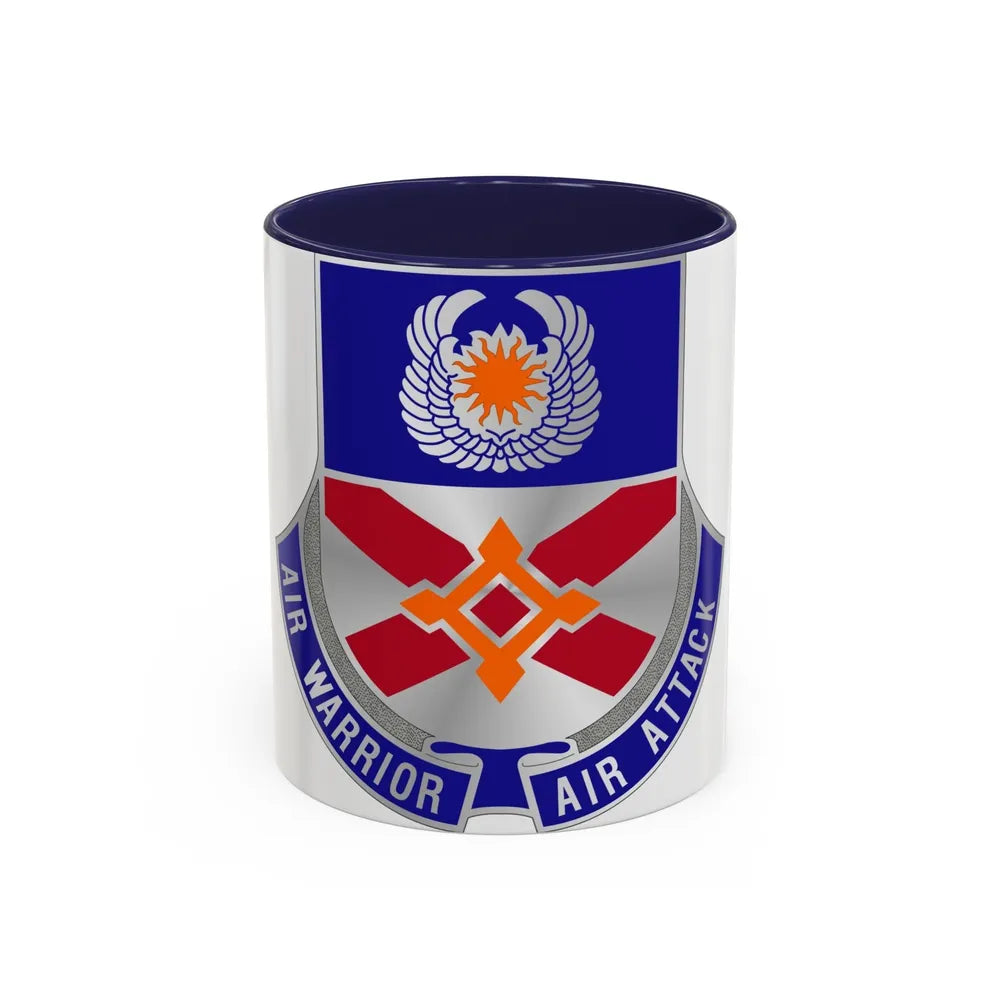 111 Aviation Regiment (U.S. Army) Accent Coffee Mug-11oz-Navy-Go Mug Yourself