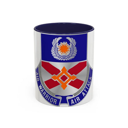 111 Aviation Regiment (U.S. Army) Accent Coffee Mug-11oz-Navy-Go Mug Yourself